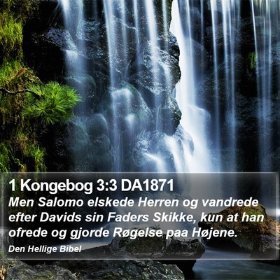 1 Kongebog 3:3 DA1871 Bible Verse Image