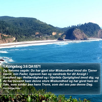 1 Kongebog 3:6 DA1871 Bible Verse Image