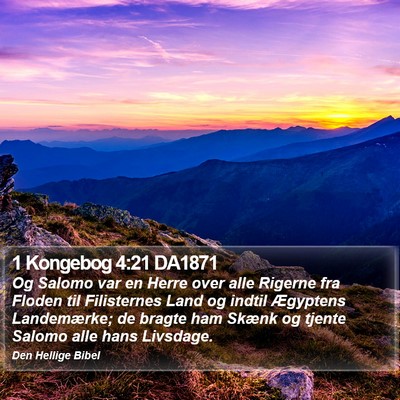 1 Kongebog 4:21 DA1871 Bible Verse Image