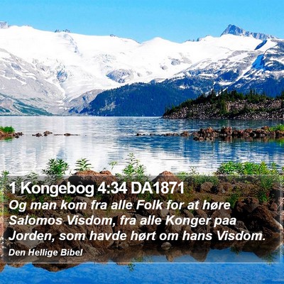 1 Kongebog 4:34 DA1871 Bible Verse Image