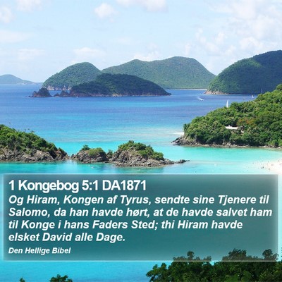 1 Kongebog 5:1 DA1871 Bible Verse Image