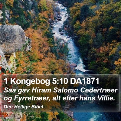 1 Kongebog 5:10 DA1871 Bible Verse Image