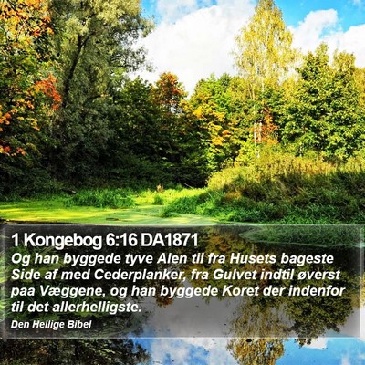 1 Kongebog 6:16 DA1871 Bible Verse Image