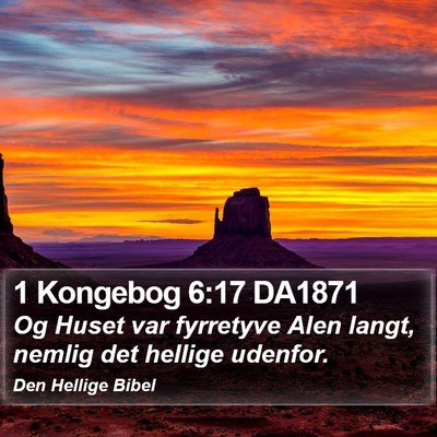 1 Kongebog 6:17 DA1871 Bible Verse Image