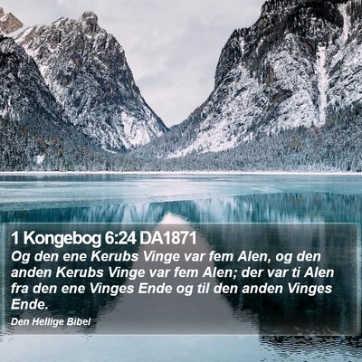 1 Kongebog 6:24 DA1871 Bible Verse Image