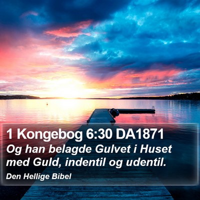 1 Kongebog 6:30 DA1871 Bible Verse Image