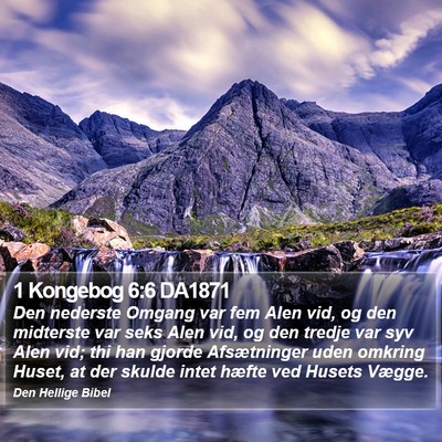 1 Kongebog 6:6 DA1871 Bible Verse Image