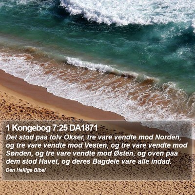 1 Kongebog 7:25 DA1871 Bible Verse Image