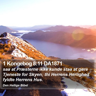 1 Kongebog 8:11 DA1871 Bible Verse Image