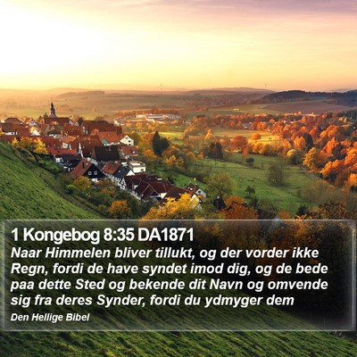1 Kongebog 8:35 DA1871 Bible Verse Image