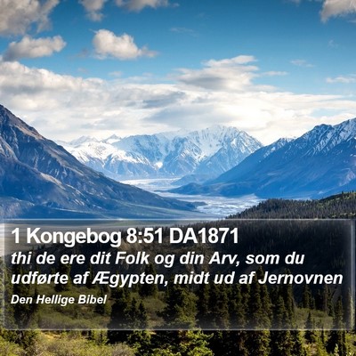 1 Kongebog 8:51 DA1871 Bible Verse Image