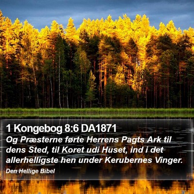 1 Kongebog 8:6 DA1871 Bible Verse Image