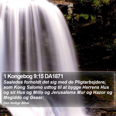 1 Kongebog 9:15 DA1871 Bible Verse Image