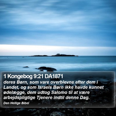 1 Kongebog 9:21 DA1871 Bible Verse Image