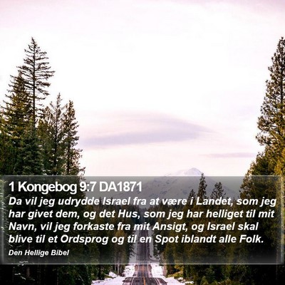 1 Kongebog 9:7 DA1871 Bible Verse Image