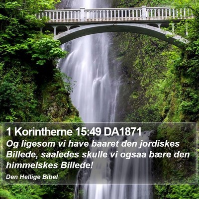 1 Korintherne 15:49 DA1871 Bible Verse Image