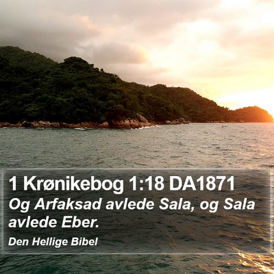 1 Krønikebog 1:18 DA1871 Bible Verse Image
