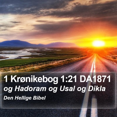 1 Krønikebog 1:21 DA1871 Bible Verse Image