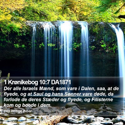 1 Krønikebog 10:7 DA1871 Bible Verse Image