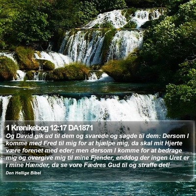 1 Krønikebog 12:17 DA1871 Bible Verse Image