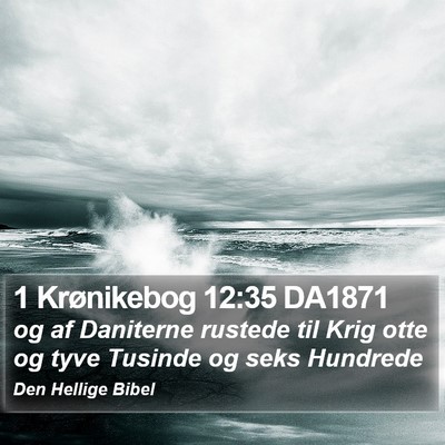 1 Krønikebog 12:35 DA1871 Bible Verse Image