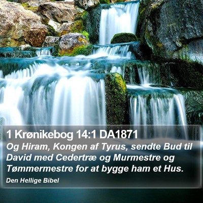 1 Krønikebog 14:1 DA1871 Bible Verse Image