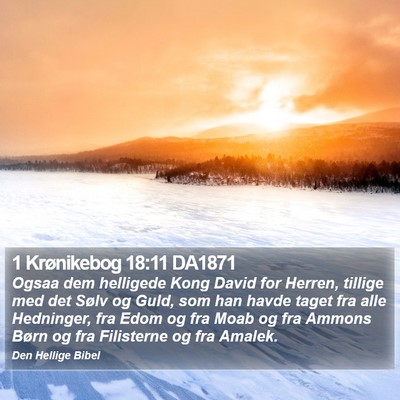 1 Krønikebog 18:11 DA1871 Bible Verse Image