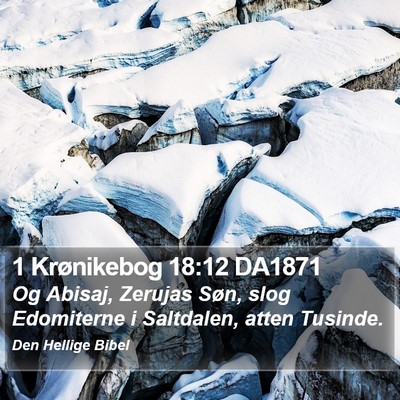 1 Krønikebog 18:12 DA1871 Bible Verse Image