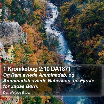 1 Krønikebog 2:10 DA1871 Bible Verse Image