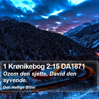1 Krønikebog 2:15 DA1871 Bible Verse Image