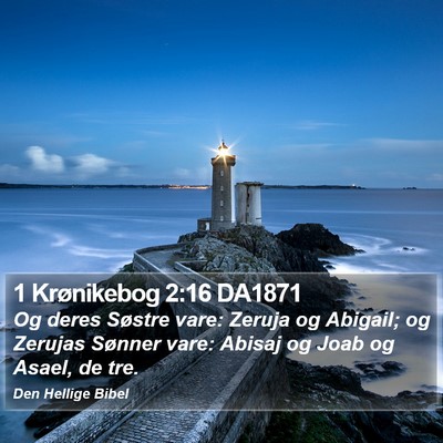 1 Krønikebog 2:16 DA1871 Bible Verse Image