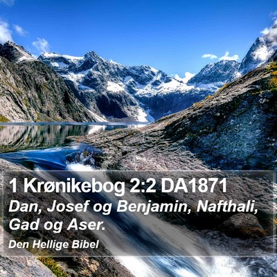 1 Krønikebog 2:2 DA1871 Bible Verse Image