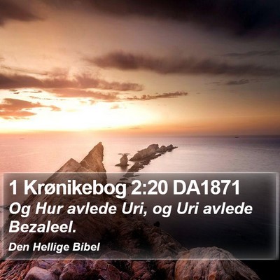 1 Krønikebog 2:20 DA1871 Bible Verse Image
