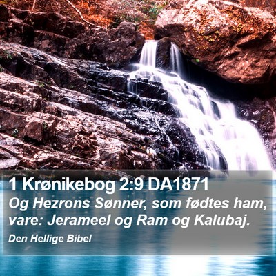 1 Krønikebog 2:9 DA1871 Bible Verse Image