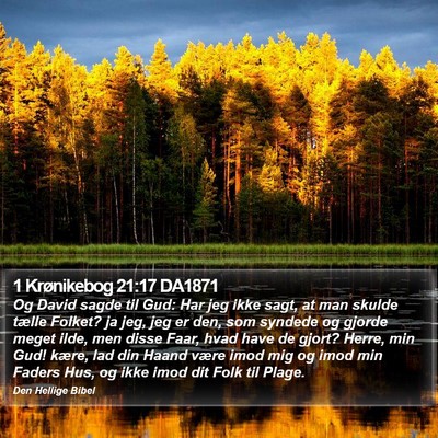1 Krønikebog 21:17 DA1871 Bible Verse Image