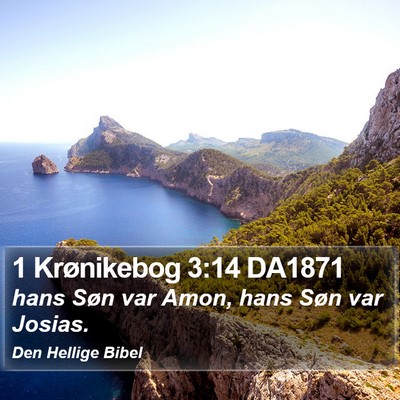 1 Krønikebog 3:14 DA1871 Bible Verse Image