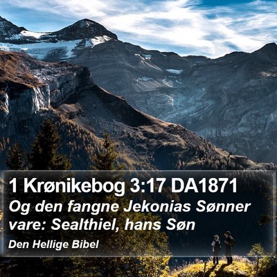 1 Krønikebog 3:17 DA1871 Bible Verse Image