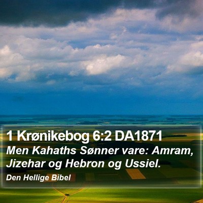 1 Krønikebog 6:2 DA1871 Bible Verse Image