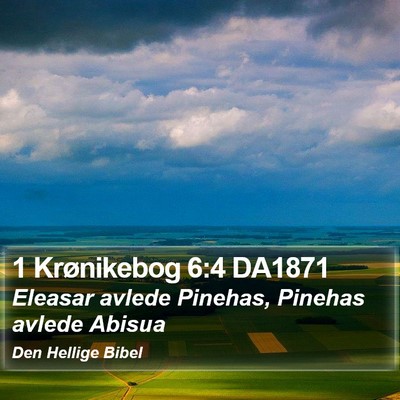 1 Krønikebog 6:4 DA1871 Bible Verse Image