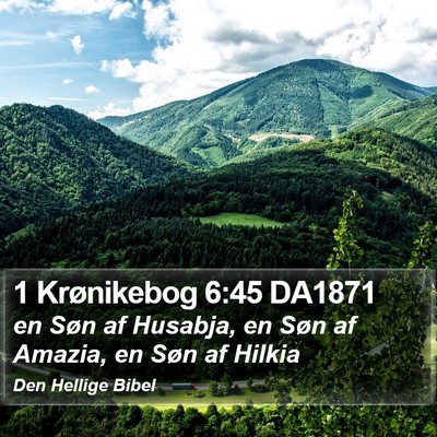 1 Krønikebog 6:45 DA1871 Bible Verse Image