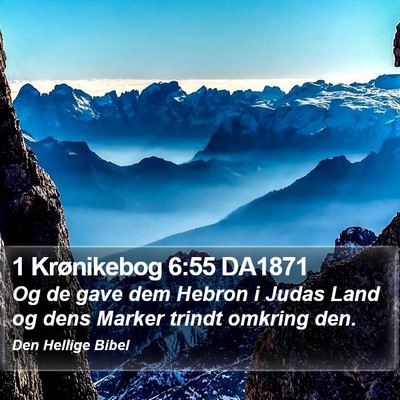 1 Krønikebog 6:55 DA1871 Bible Verse Image