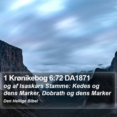 1 Krønikebog 6:72 DA1871 Bible Verse Image