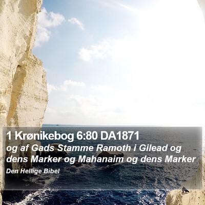1 Krønikebog 6:80 DA1871 Bible Verse Image
