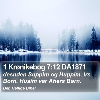 1 Krønikebog 7:12 DA1871 Bible Verse Image