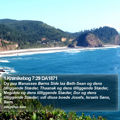 1 Krønikebog 7:29 DA1871 Bible Verse Image