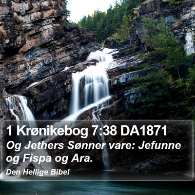 1 Krønikebog 7:38 DA1871 Bible Verse Image