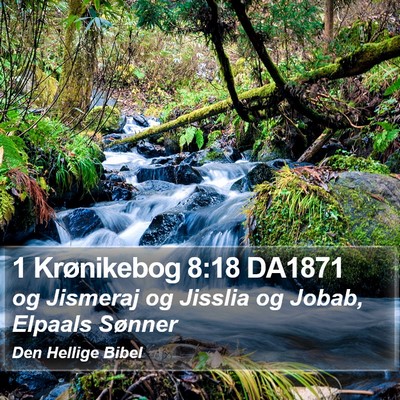 1 Krønikebog 8:18 DA1871 Bible Verse Image