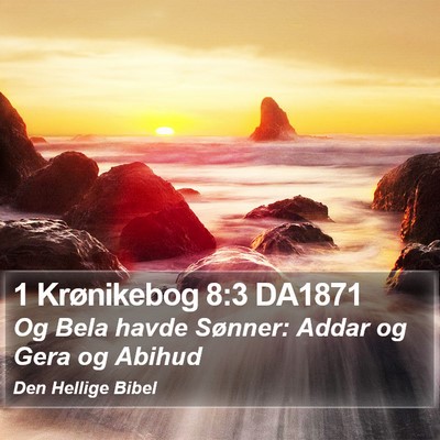 1 Krønikebog 8:3 DA1871 Bible Verse Image