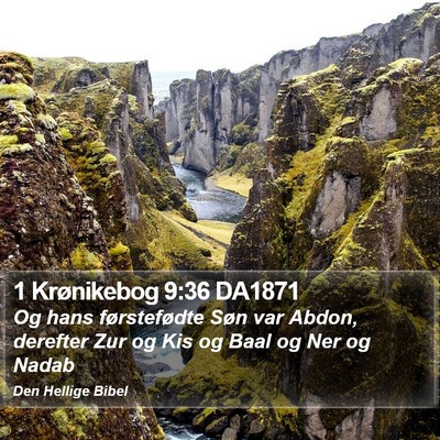 1 Krønikebog 9:36 DA1871 Bible Verse Image