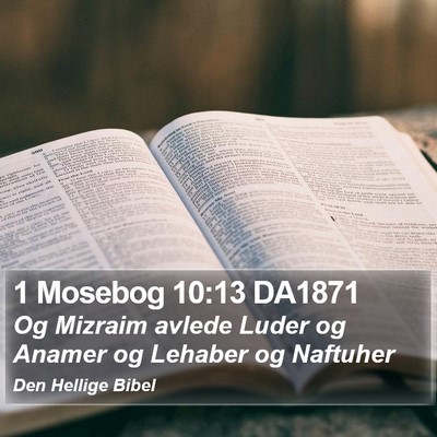 1 Mosebog 10:13 DA1871 Bible Verse Image